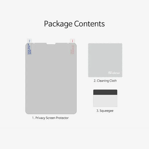 מגן מסך שומר פרטיות לאייפד 12.9 פרו דור 6 עם תחושת נייר SView Paper
