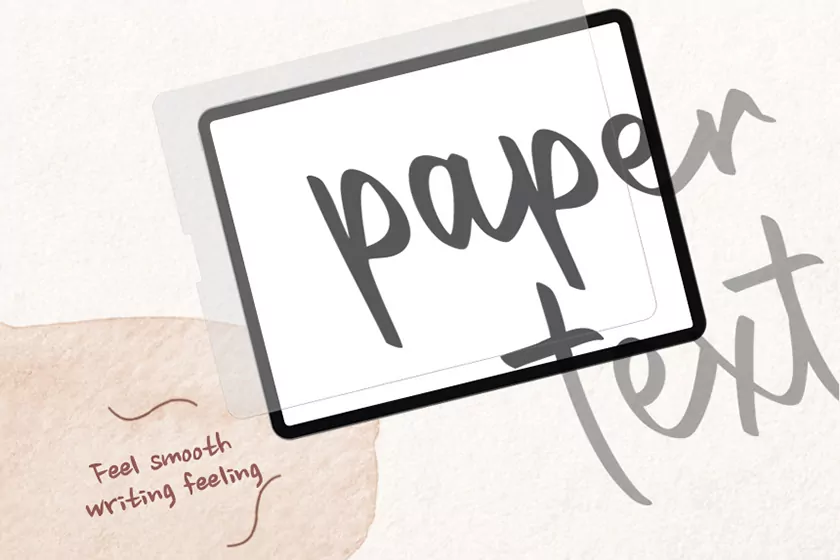 מגן מסך עם תחושת נייר