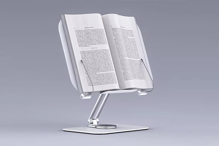 מעמד אלומיניום לספר ולטאבלט