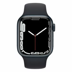 שעון חכם Apple Watch Series 7 41mm שחור אלומיניום תומך GPS ו-Cellular עם רצועת Sport Band