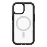 כיסוי חזק לאייפון 13 שקוף שחור OtterBox Defender XT תומך MagSafe