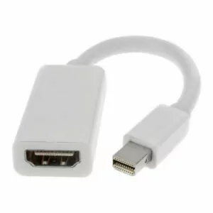 מתאם mini DP ל HDMI נקבה 60Hz לבן Gold Touch