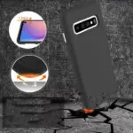 כיסוי לגלקסי S10 פלוס שחור חזק שתי שכבות Toiko X-Guard