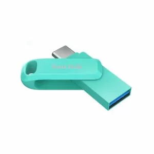 דיסק און קי זיכרון נייד Sandisk Ultra Dual Drive Luxe Usb Type C ירוק