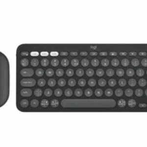 מקלדת + עכבר Pebble 2 Combo Logitech אלחוטים קומפקטית שחורה