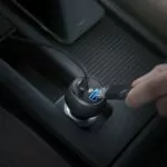 מטען 2 יציאות לרכב עם כבל חיבור Anker PowerDrive Elite 2 24W Lightning
