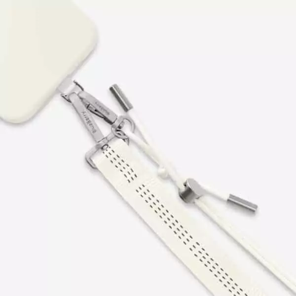 רצועה לסמארטפון מתכווננת שמנת Blueberry strap Venice - Vanilla cream