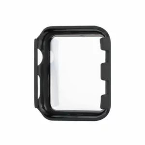 כיסוי ומגן מסך ל-Apple Watch שחור מינימליסטי 41 מ"מ Essentials