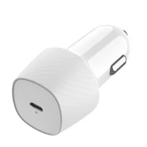 מטען רכב Type C סופר מהיר 25w לבן 12 חודשי אחריות Essentials