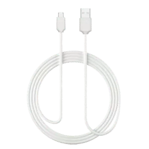 כבל USB-A לאייפון מאושר אפל 1.2 מטר Miracase לבן