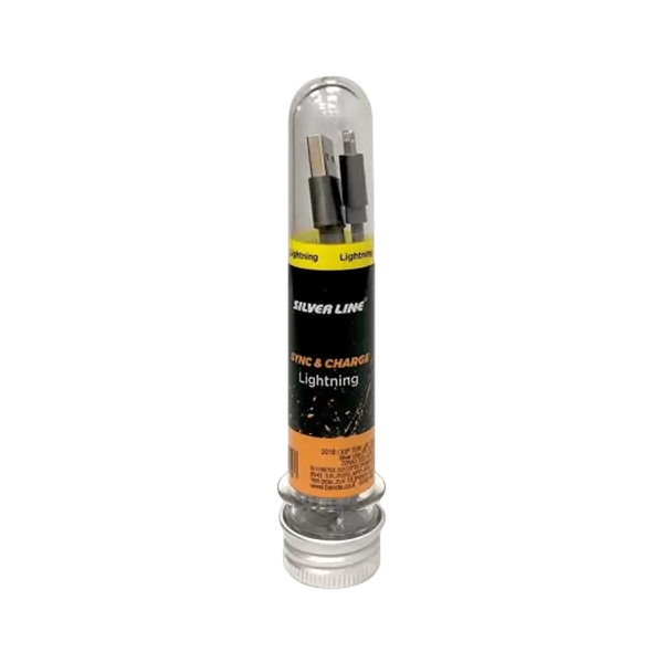 כבל לאייפון מטר Lightning ל-USB להטענה מהירה Silverline