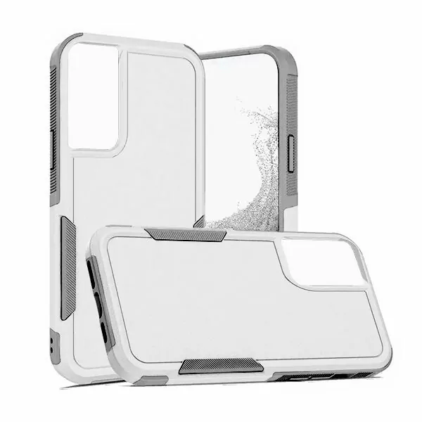 כיסוי לגלקסי A34 5G לבן חזק ועמיד שתי שכבות Combo Case
