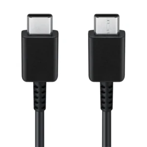כבל סנכרון וטעינה USB Type-C זכר ל-USB Type-C זכר Samsung באורך 0.8 מטר שחור
