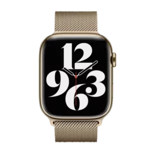 רצועה לשעון אפל 41 מ”מ מקורית זהב Apple Watch Gold Milanese Loop - Small