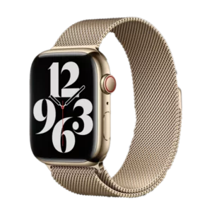רצועה לשעון אפל 41 מ”מ מקורית זהב Apple Watch Gold Milanese Loop - Small