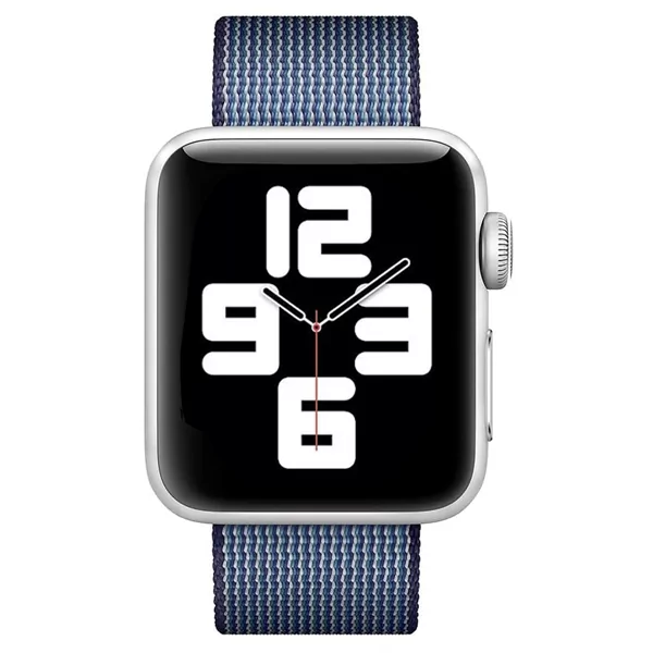 רצועה לשעון אפל 41 מ”מ מקורית Apple Watch Blue Woven Nylon כחול 38/40/41 מ”מ