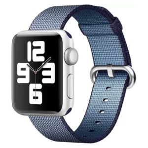 רצועה לשעון אפל 41 מ”מ מקורית Apple Watch Blue Woven Nylon כחול 38/40/41 מ”מ