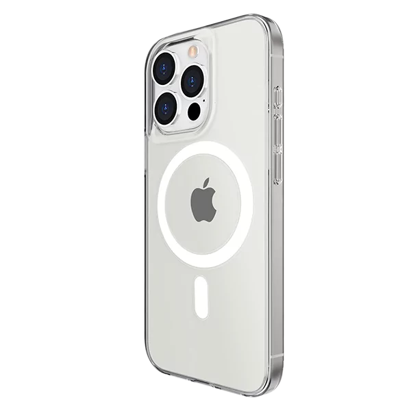 כיסוי לאייפון 15 שקוף חלק דק תומך MagSafe אלגנטי Skech Crystal