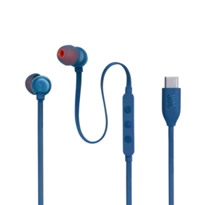 אוזניות חוטיות JBL Tune 310C כחול באס עוצמתי ועמוק יבואן רשמי