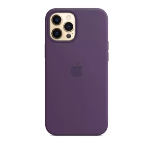 מגן כיסוי מקורי לאייפון 12 מיני סגול כהה תומך MagSafe