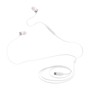 אוזניות חוטיות JBL Tune 310C לבן באס עוצמתי ועמוק יבואן רשמי