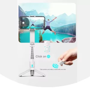 גימבל עם תאורת LED מתכוונן 360 מעלות לסמארטפון | Q18
