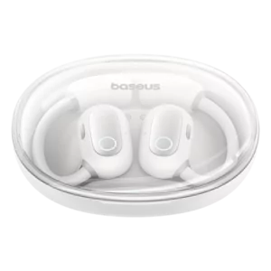 אוזניות ספורט אלחוטיות Eli Sport לבן Baseus עם עמידות במים וסאונד מעולה