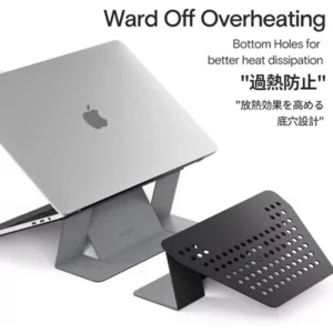 סטנד למחשב Moft Laptop Stand כסוף עם 2 מצבי עבודה שונים לישיבה ועמידה