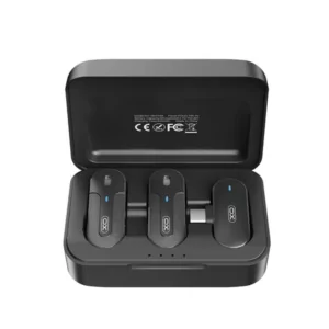 זוג מיקרופונים דש אלחוטיים עם חיבור Type-C לאנדרואיד XO MKF09A