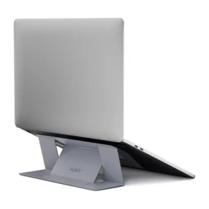 סטנד למחשב Moft Laptop Stand כסוף עם 2 מצבי עבודה שונים לישיבה ועמידה
