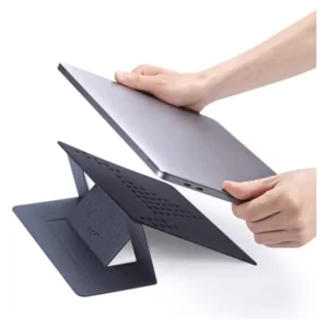 סטנד למחשב Moft Laptop Stand אפור חלל עם 2 מצבי עבודה שונים לישיבה ועמידה