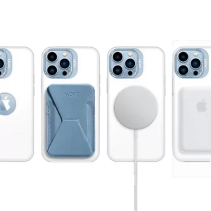 כיסוי לאייפון 13 פרו שקוף Snap Case תומך MagSafe מבית Moft