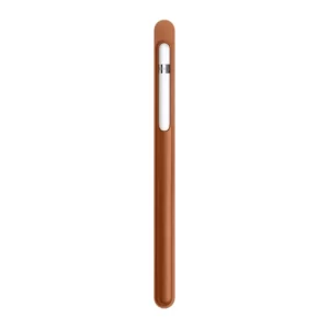 כיסוי Apple Pencil חום אוכף עור אפל מקורי לאחסון והגנה מקסימלית לעט שלך