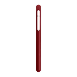 כיסוי עור Apple Pencil אדום אפל מקורי לאחסון והגנה מקסימלית על העט שלך 2