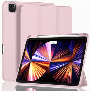כיסוי פוליו ורוד iPad Pro 11/iPad Air 10.9 שילוב של עיצוב אופנתי והגנה אופטימלית עם מקום לעט