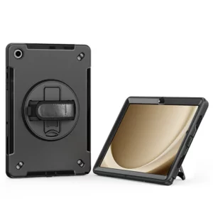 כיסוי קשיח Galaxy Tab S9 FE/S10FE/S10 Lite עם 3 שכבות הגנה ורצועת נשיאה להגנה מירבית