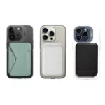 כיסוי לאייפון 15 שקוף Snap Case תומך MagSafe מבית Moft