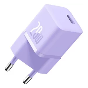 מטען קיר מהיר GaN5 סגול בהספק 20W מבית Baseus