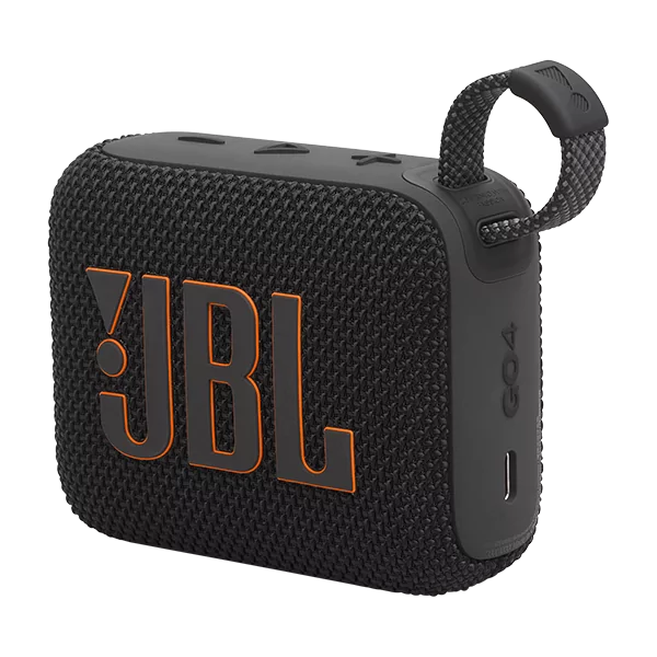 רמקול JBL Go 4 שחור נייד עם סאונד עוצמתי ועמידות למים