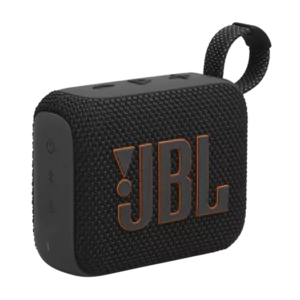 רמקול JBL Go 4 שחור נייד עם סאונד עוצמתי ועמידות למים