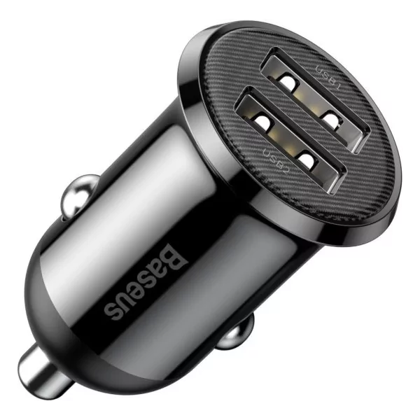 מטען כפול לרכב Grain Pro עם שני יציאות USB-A מבית Baseus