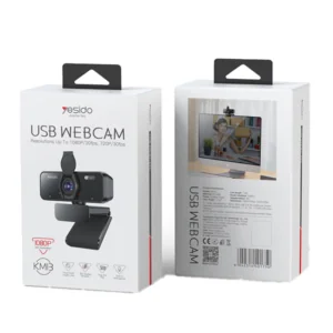 מצלמת רשת ברזולוציה 2K ומיקרופון מובנה עם ביטול רעשים Yesido