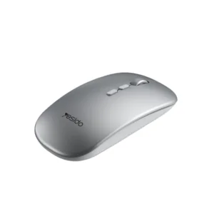 עכבר אלחוטי USB 2.4G למחשב בצבע כסף Yesido