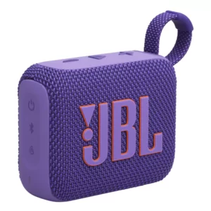רמקול JBL Go 4 סגול נייד עם סאונד עוצמתי ועמידות למים