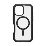 כיסוי OtterBox Defender XT לאייפון 16 שקוף/שחור תומך MagSafe