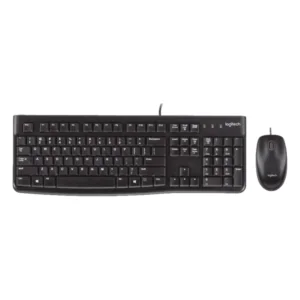 סט מקלדת ועכבר חוטיים MK120 של Logitech
