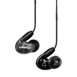 אוזניות היברידיות AONIC 4 שחורות עם טכנולוגיית בידוד רעשים Shure