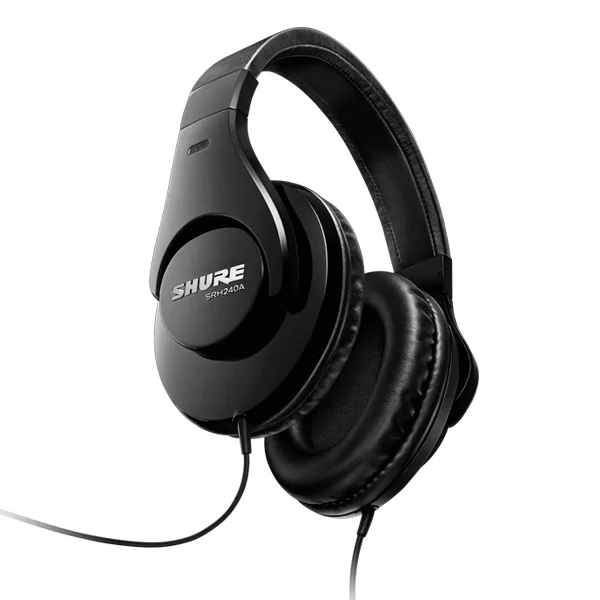 אוזניות סאונד מקצועיות SRH240A סאונד באיכות אולפן Shure