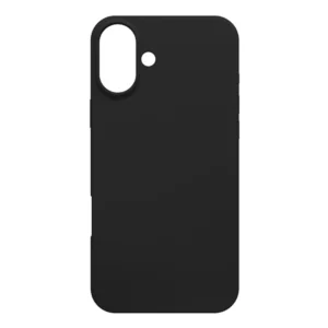 כיסוי גומי לאייפון 16 פלוס שחור איכותי ונעים למגע Velox Rubber