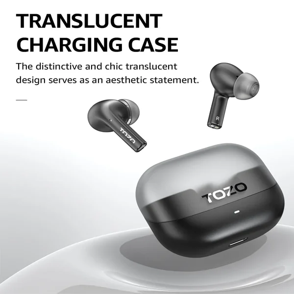 אוזניות אלחוטיות TOZO Agile Nova עם סינון רעשים עמידות במים וסוללה מרשימה